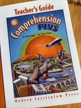 Comprehension Plus Teacher's Guide Level D- Orange Cover